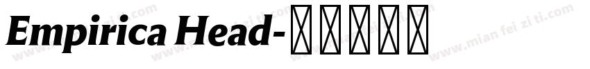 Empirica Head字体转换